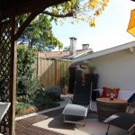 Terrasse avec transats
