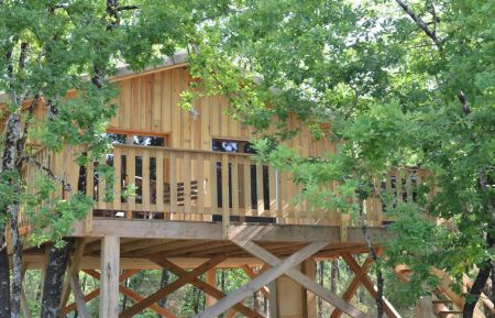 Cabane sur pilotisG6006 Cabanac-et-Villagrains - Gironde - La Gypsie