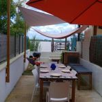 terrasse avec le ponton