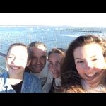 Un selfie de la famille sur le Bassin